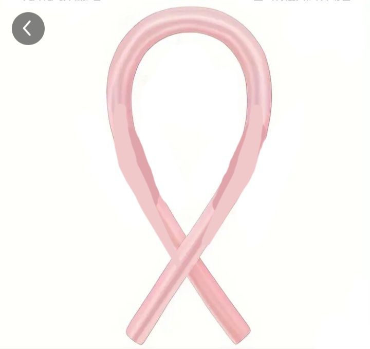 Wałek na włosy różowy