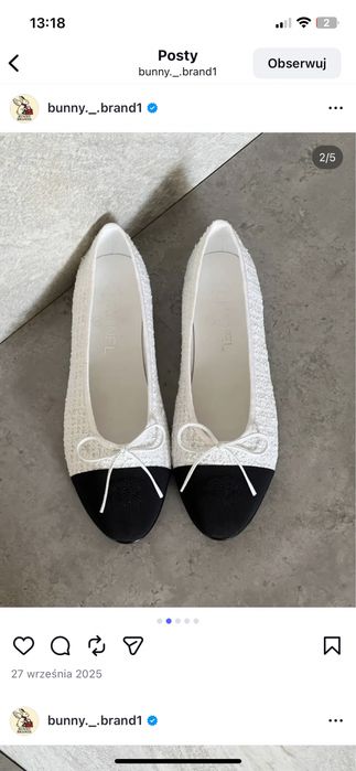 Balerinki Chanel