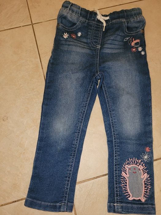 Spodnie dziewczęce 86-92