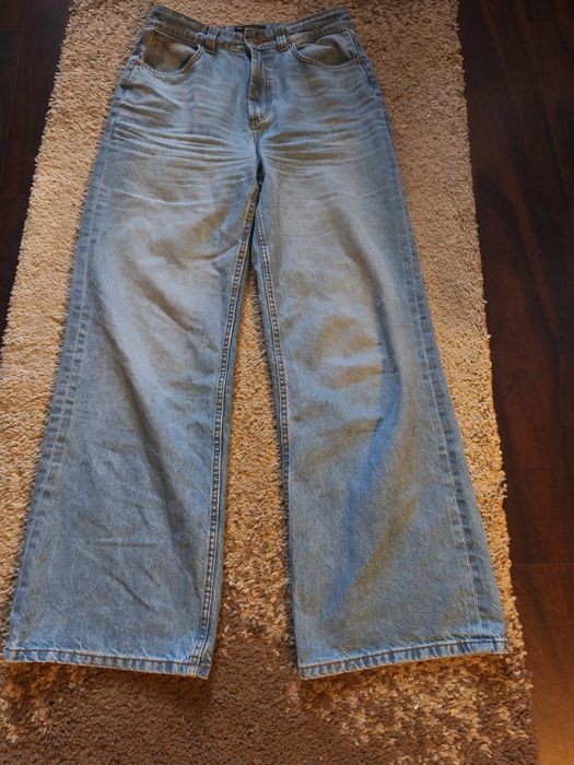 Nowe szerokie proste jeansy 28/34 ASOS