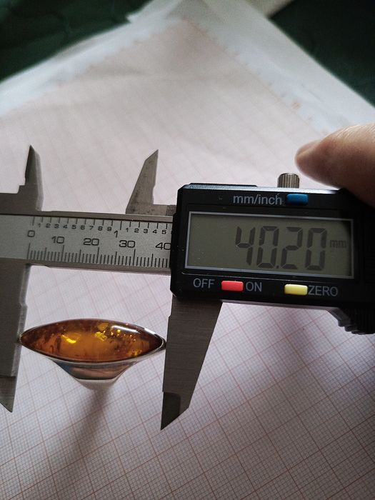 Pierścionek Bursztyn Vintage