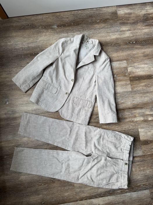 Стильний костюм mango, льон 116, 5-6 років