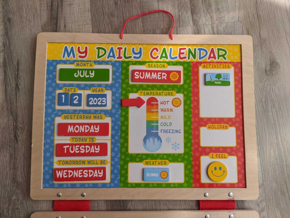 Магнітний календар Melissa & Doug щоденний календар погоди