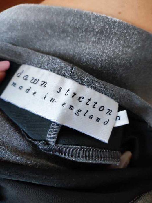 Down Stretton r S metaliczna sukienka Karnawał Wesele Studniówka