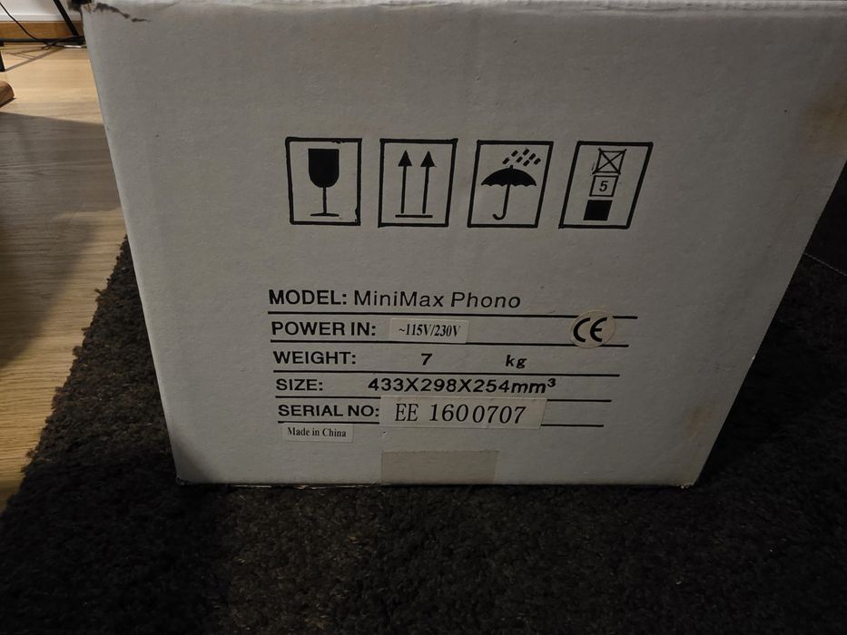 Pré-Phono Eastern Electric Minimax Phono válvulas