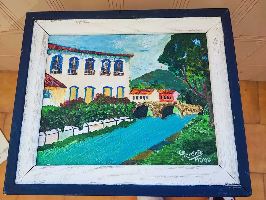 bonita pintura assinada C Parente