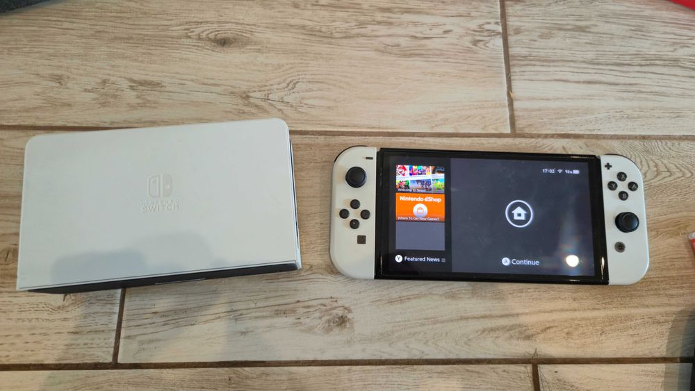 Nintendo Switch OLED Stan IDEALNY Zestaw