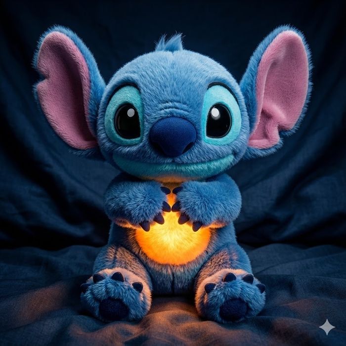 Дихаючий Стіч інтерактивна іграшка з музикою та світловими ефектами