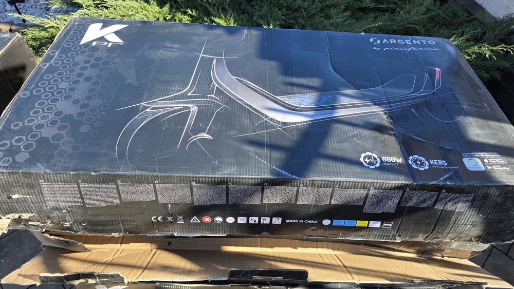 Електросамокат ARGENTO. 10" колеса. Нові акб. Новий