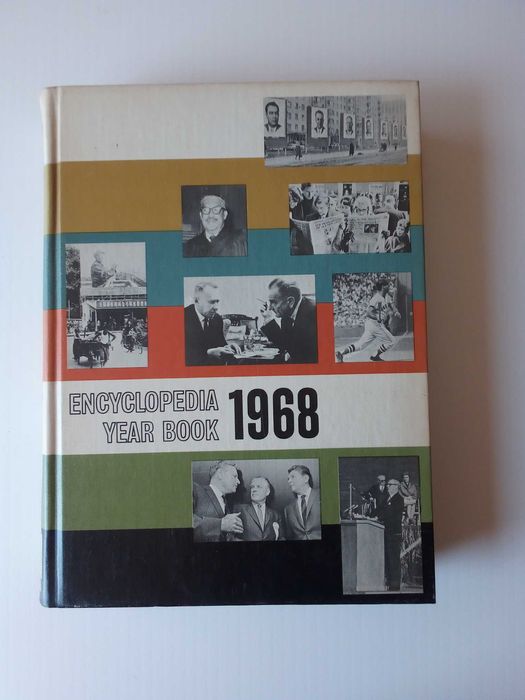 Livro "Encyclopédia year book", volume 1968