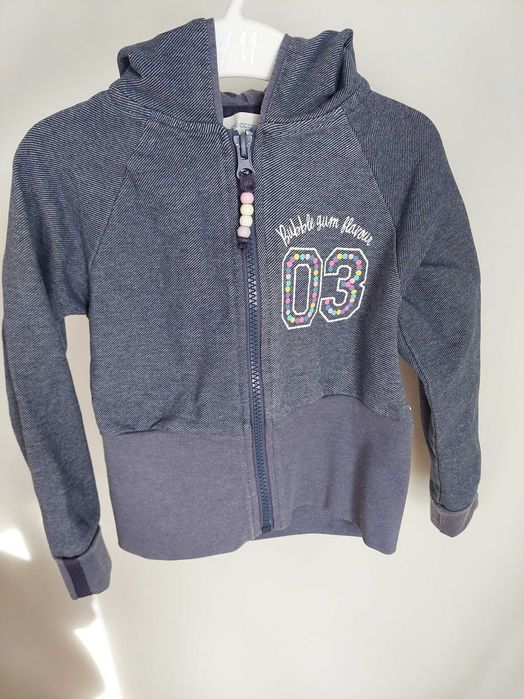 Coccodrillo bluza rozpinana granatowa z kapturem 86-92 cm 1,5