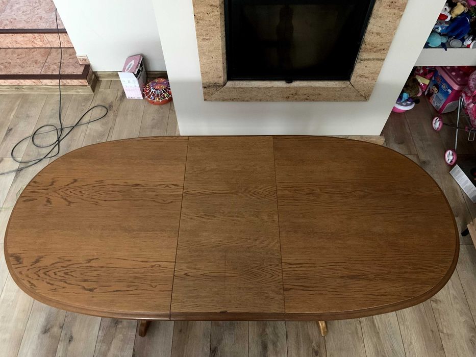 Ławostół rozkładany Owalny