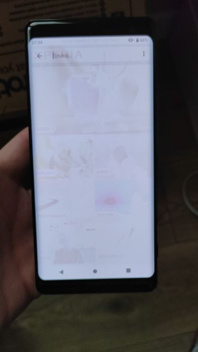 Smartfon SONY Xperia XZ3 demo