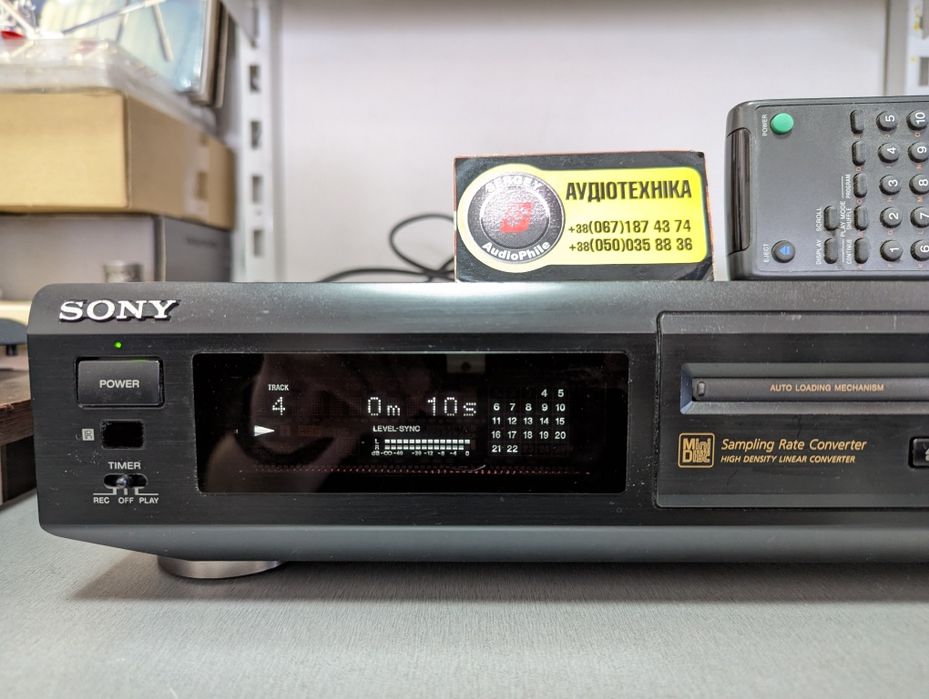 Sony MDS-JE500. Mini Disc Recorder. ЦАП. Родной пульт! JAPAN