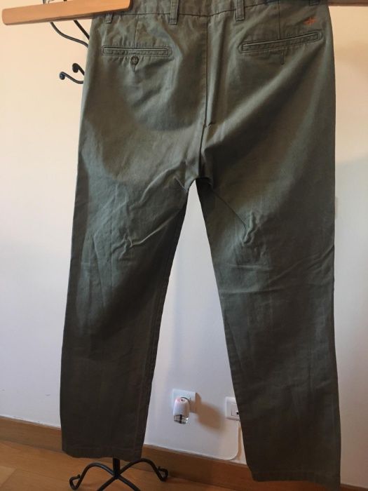 Calça Dockers D1 Slimfit verde escuro