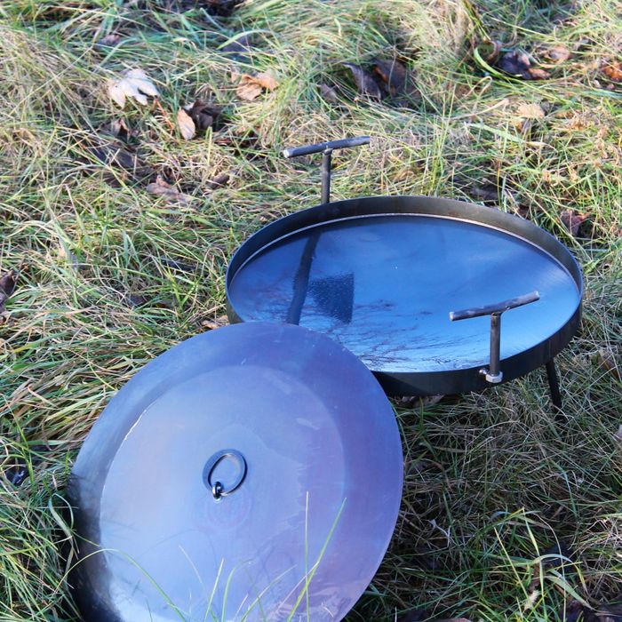 сковорода із диска борони садж сковорода 50 см з кришкою пательня