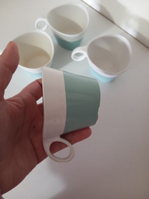 Chávenas de café , plástico TWA década 1960