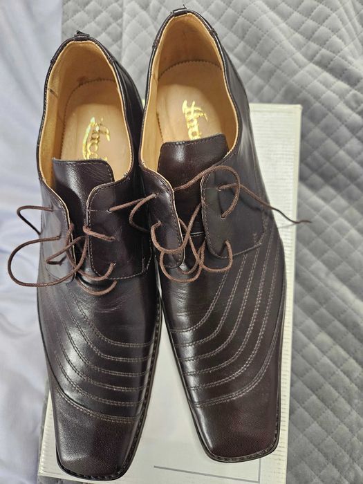 Buty męskie nowe, rozm. 44, kolor brąz