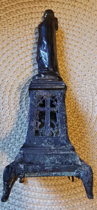 Figurka Matki Boskiej. Antyk. 100 % Oryginał. Cyna