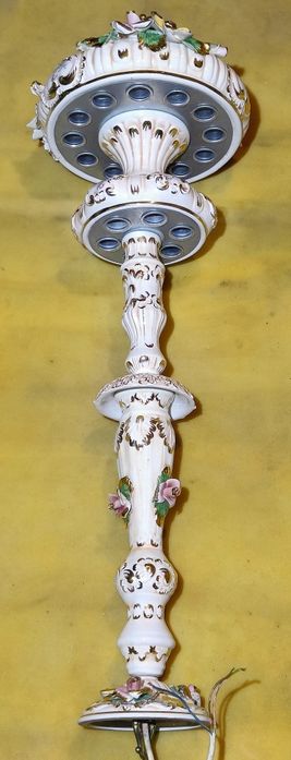 UNIKAT! Żyrandol Capodimonte Ceramiche Cavalli 18-ramienny Bassano