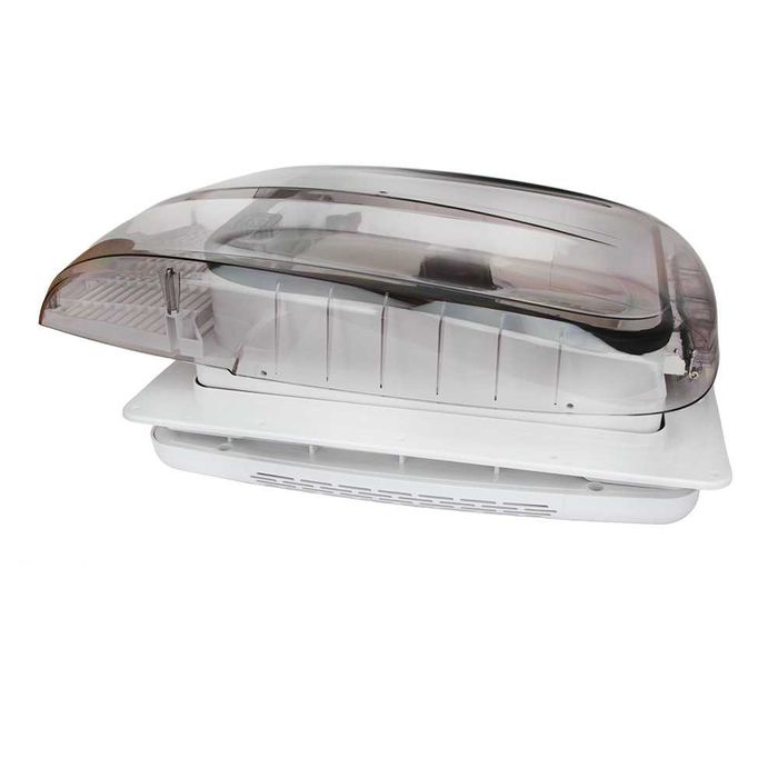 Okno Plus Fan dachowe 40x40 wentylator, LED, pilot, kamper, przyczepa