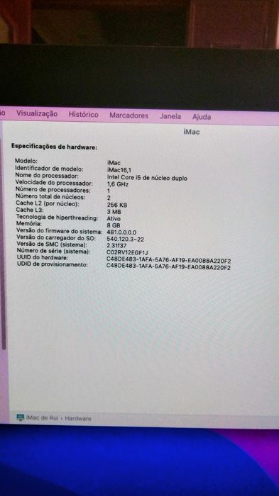 Computador fixo iMac