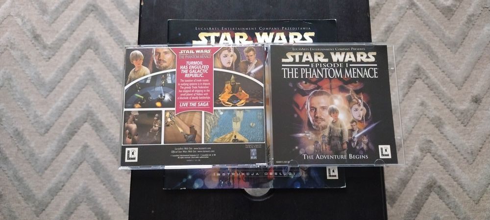 Star Wars the phantom menace Epiosde 1 Mroczne Widmo Pierwsza Część