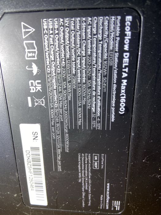 EcoFlow Delta max  ідеал оригінал зарядна станція