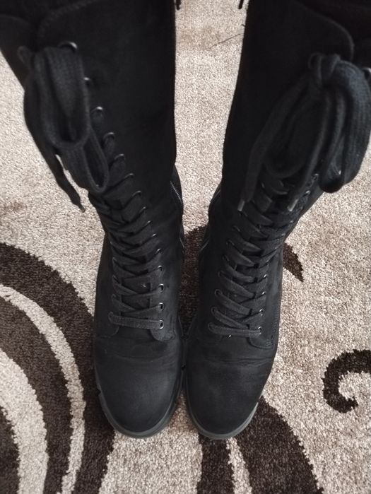 Чоботи замшеві жіночі