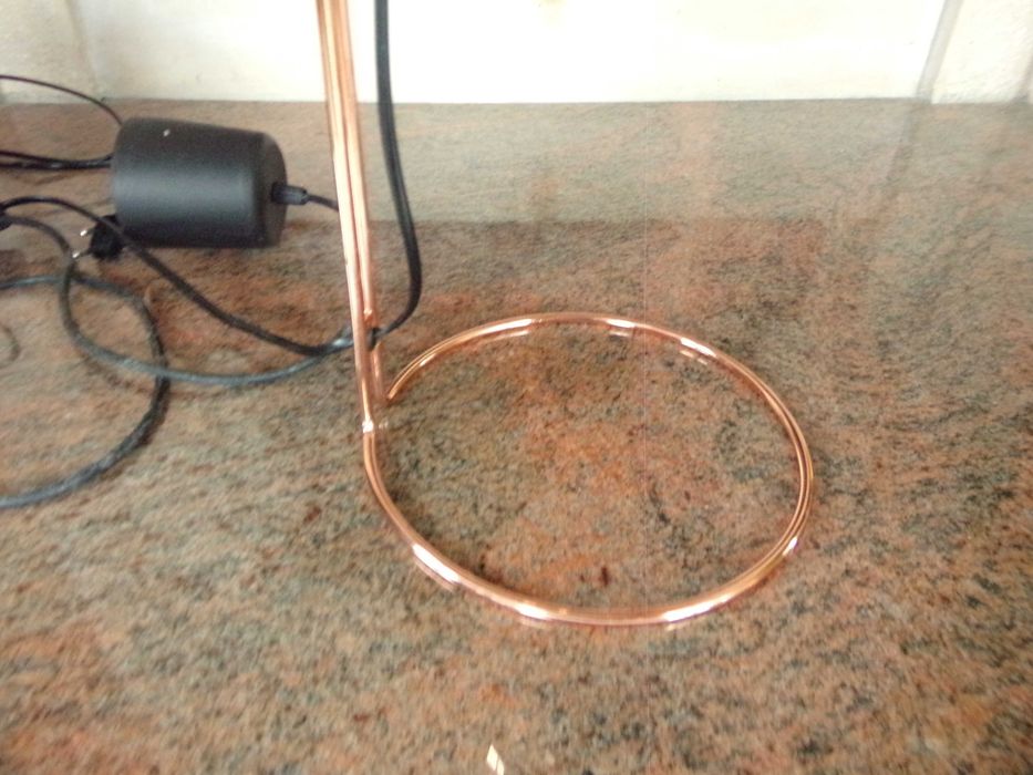 Lampy lampka nocna Ikea czarna retro Miedź na biurko Zara Mylonit H&M