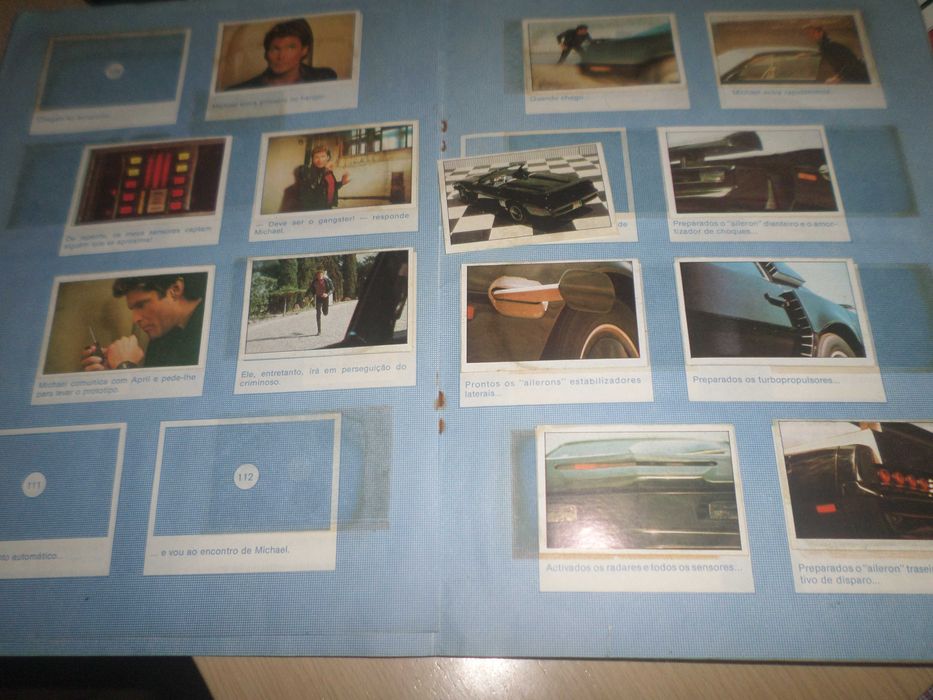 Caderneta e colecao cromos do justiceiro / incompleta