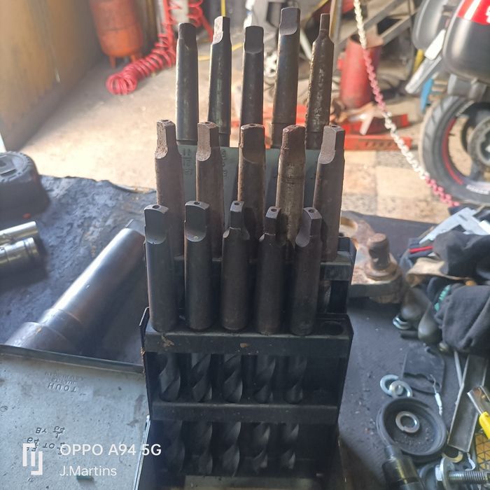 Conjunto  15 brocas em polegadas