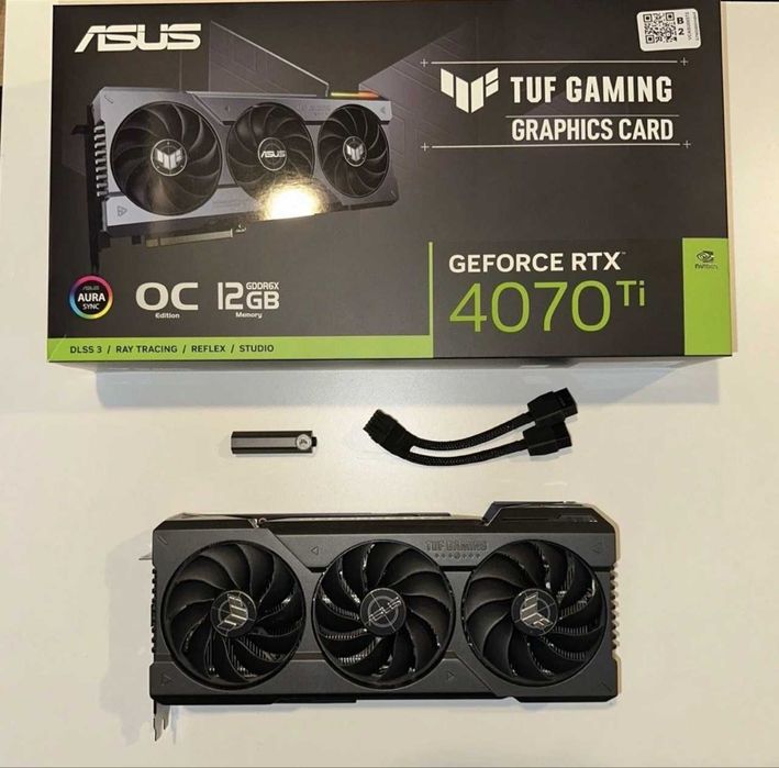 Karta Graficzna ASUS RTX 4070Ti OC TUF 12GB - Komplet