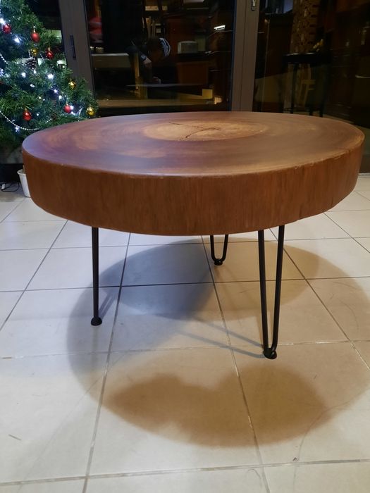 Mesa Centro tronco madeira