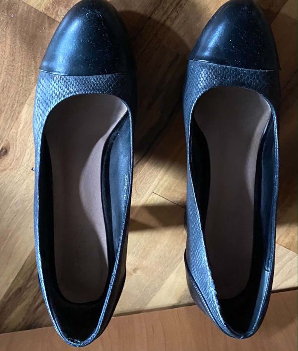 Damskie błękitne buty