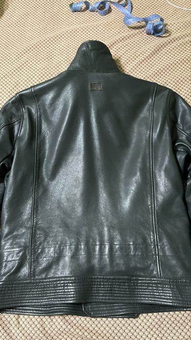 Кожаная зимняя куртка G Star M