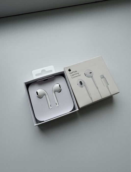 Наушники Apple EarPods Lightning 100% Оригинал Original ЕарПодс 3.5mm