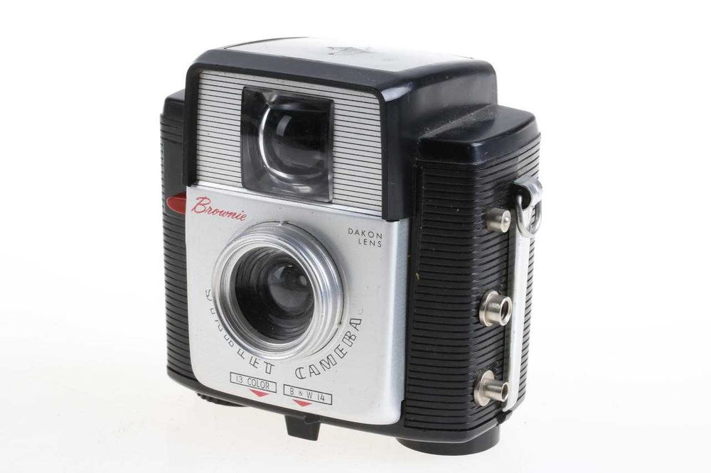 De Coleção:  KODAK 1957/62 mod. Brownie Starlet c/estojo original pele