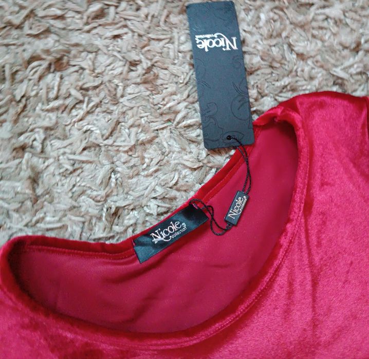 Czerwona bluzka NICOLE collection NOWA rozmiar "S"