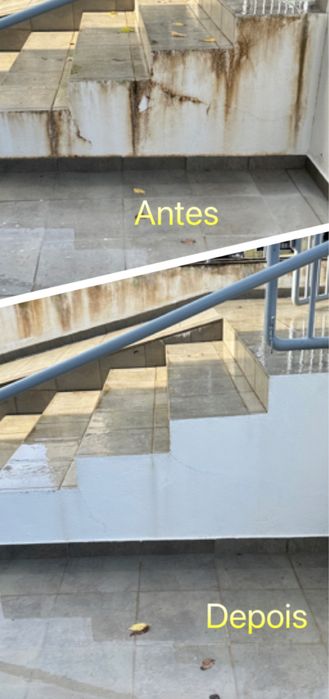 Limpeza a Alta Pressão – Muros, Pátios e Passeios