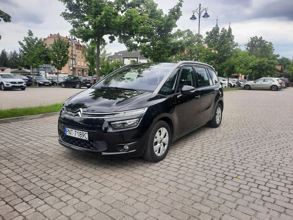 Citroën C4 bezwypadkowy, udokumentowany przebieg, 7-osobowy