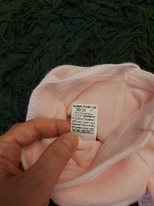 Шапочка на дівчинку розмір 36/38