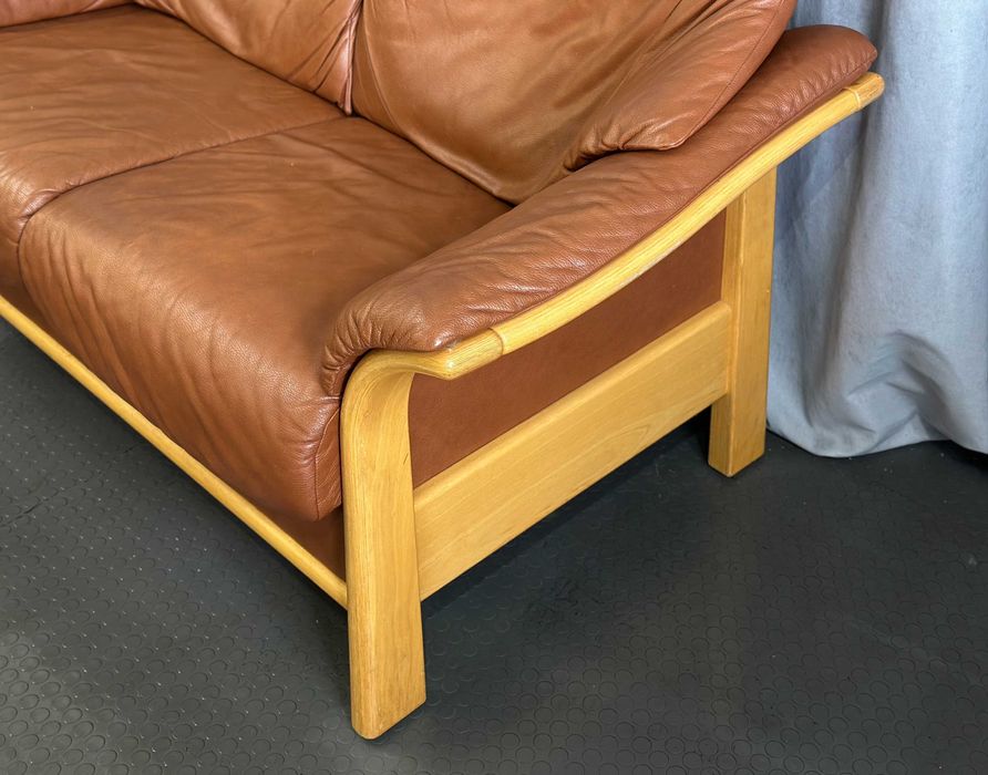 Диван-двійка Stressless/коричнево-рудий/шкіряні дивани/меблі з Європи