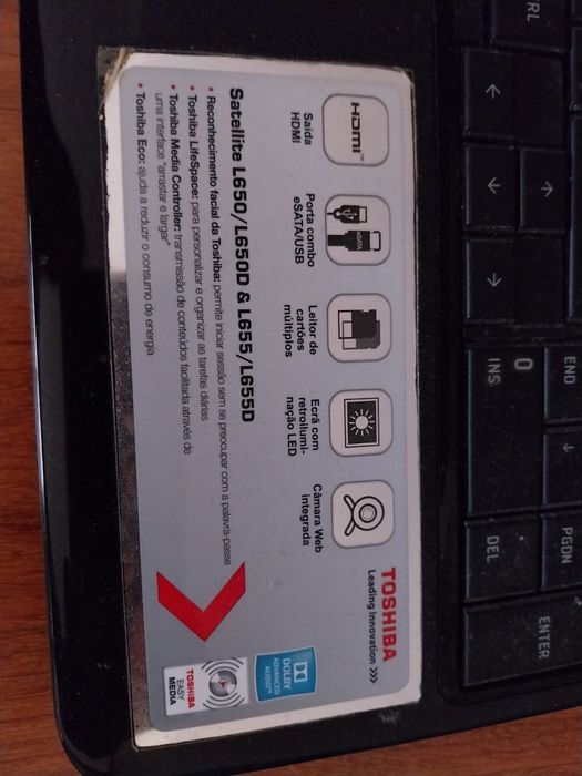 Portátil Toshiba