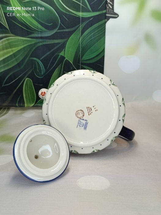 Czajnik imbryk Jaś 1L ceramika Bolesławiec