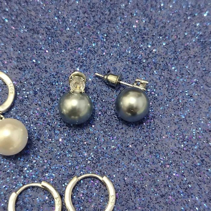 Серьги с жемчугом, сережки з перлами