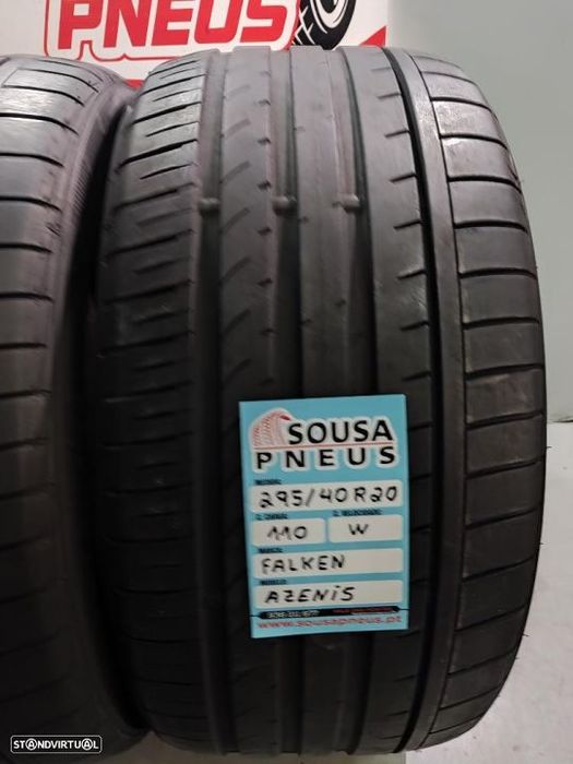 2 pneus como novos 295-40r20 falken - oferta dos portes