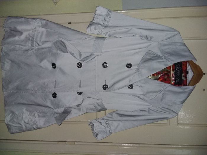 Gabardine Prateada de Cerimónia