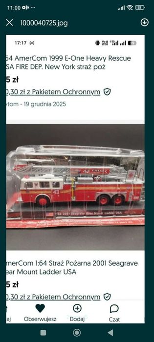 Zestaw modeli straż pożarna