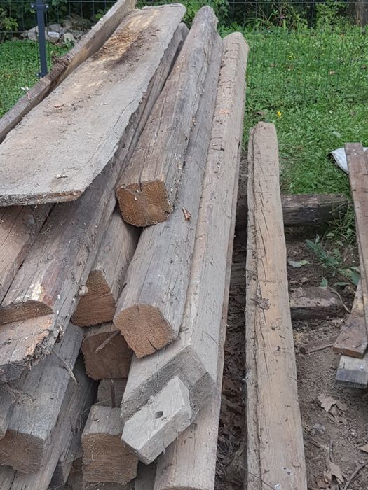 Słupy,belki ciosane